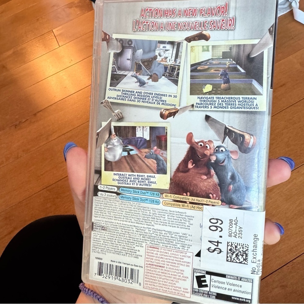 Ratatouille Sony Black PlayStation 2 Video Games Collection - Picture 2 of 5